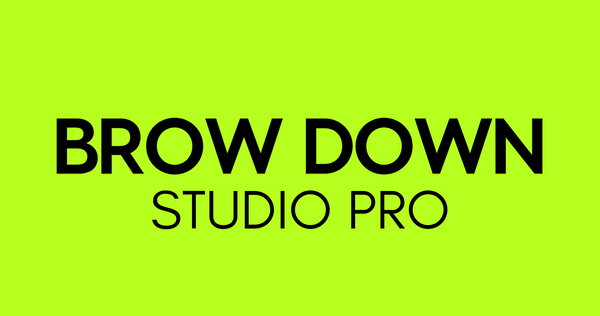 BROW DOWN STUDIO PRO logo