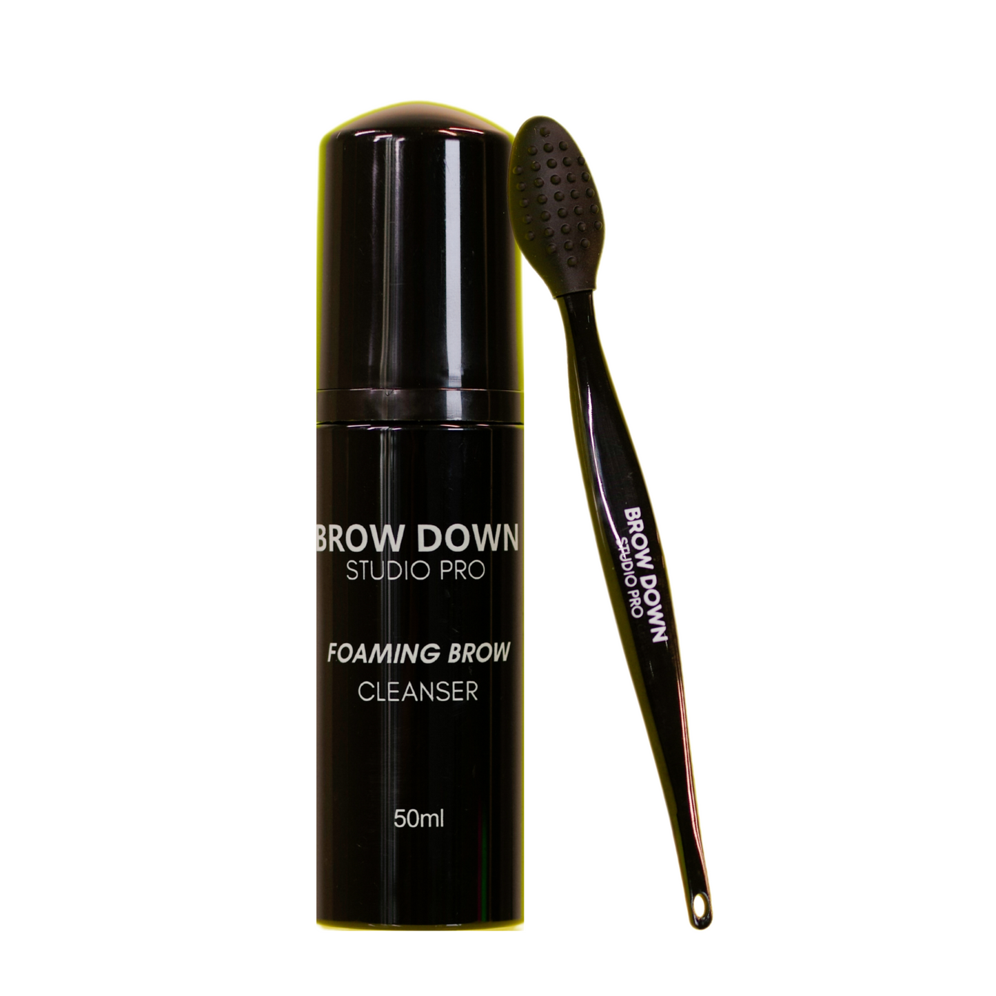 Foaming Brow and Lash Cleanser + Silicone Brush