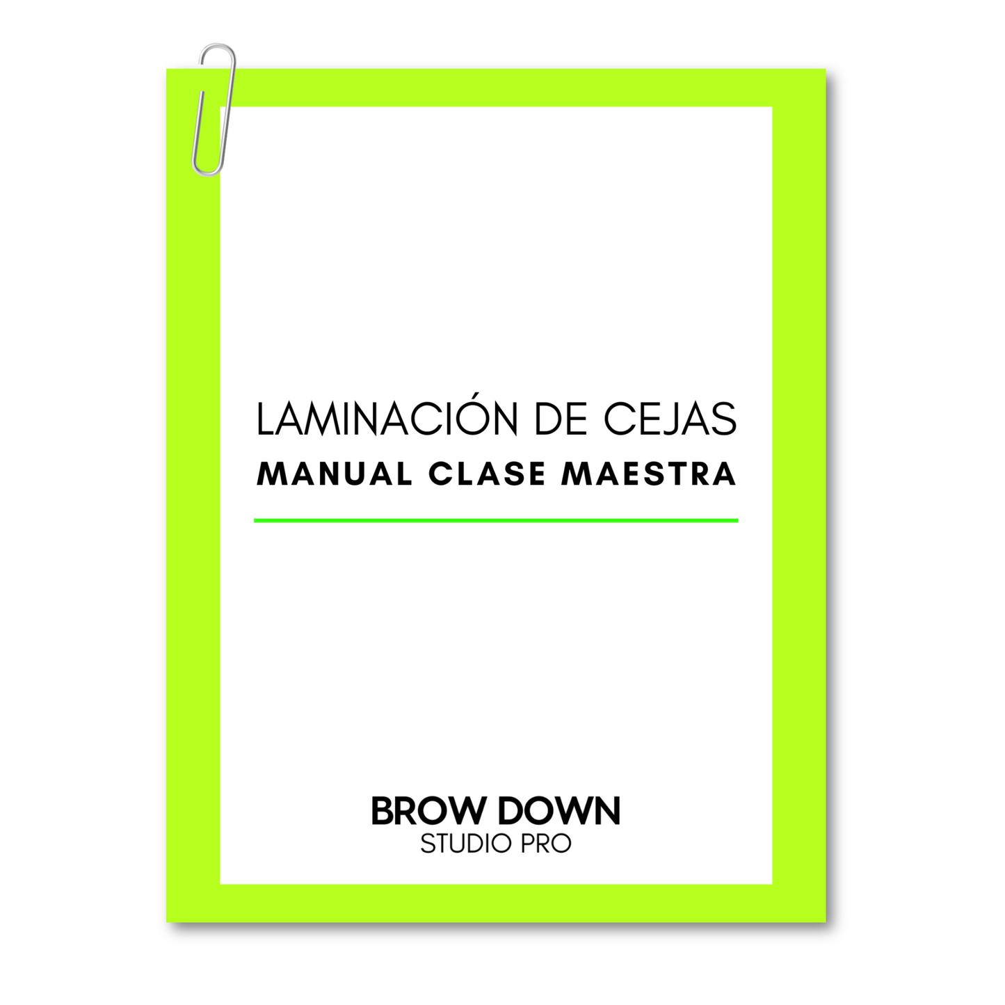 Brow Lamination Step-by-Step Digital Manual