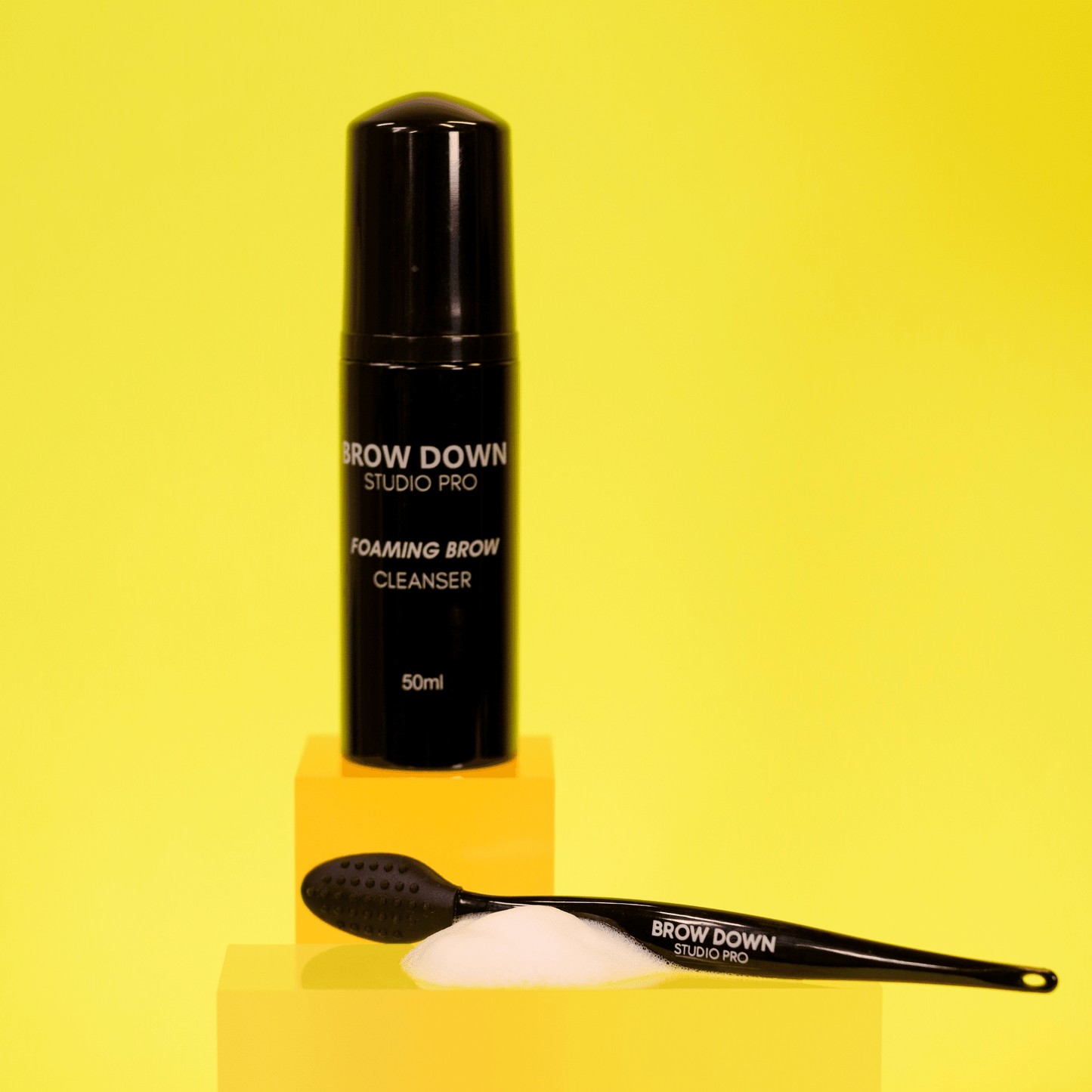 Foaming Brow and Lash Cleanser + Silicone Brush