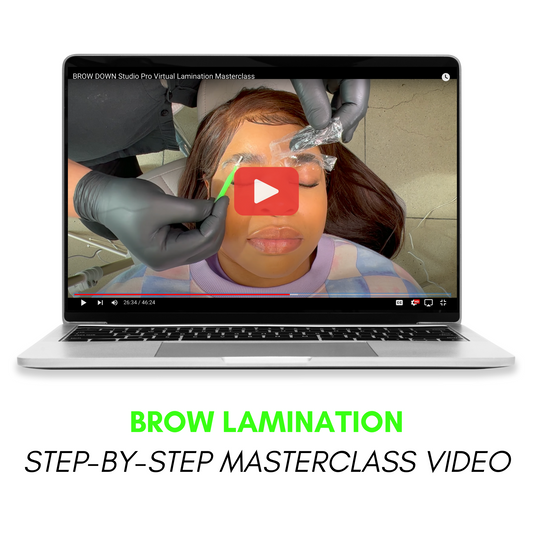 Brow Lamination Step-by-Step Masterclass Video