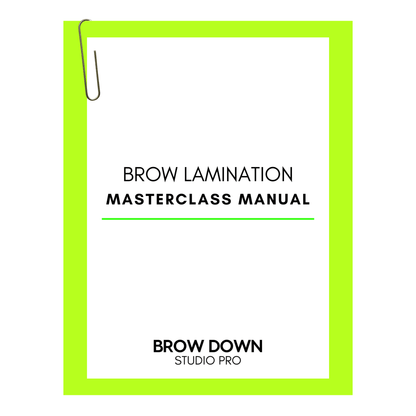 Pro Brow Lamination Instruction Manual