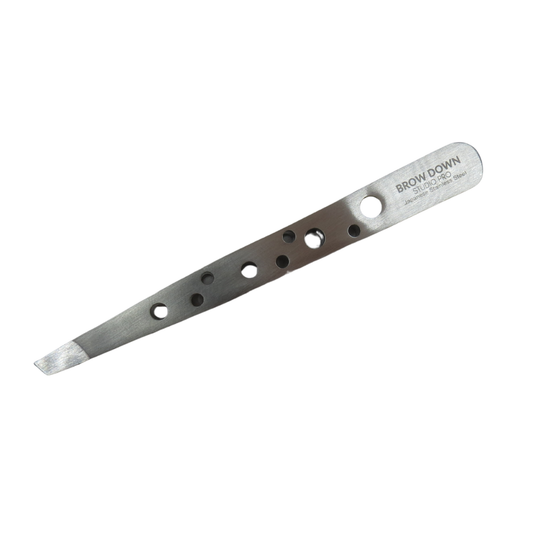 Featherweight Slant Tweezer - Japanese Stainless Steel
