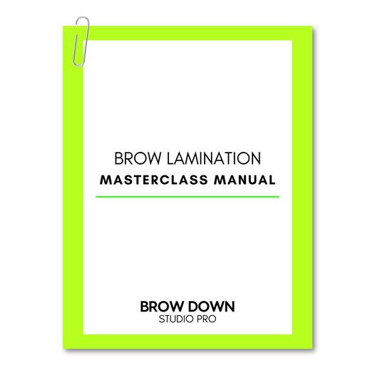 Brow Lamination Step-by-Step Digital Manual