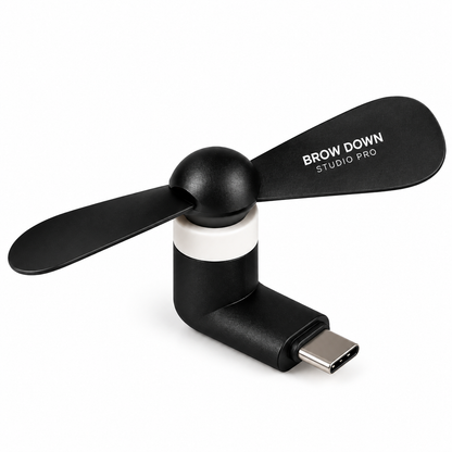 The Lash Finisher USB-C Styling Fan