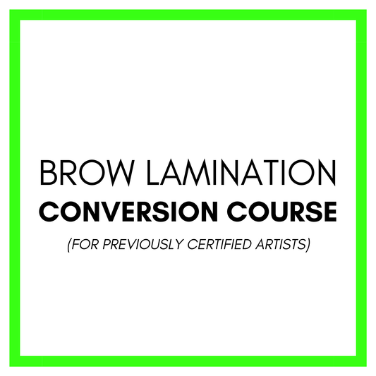Virtual Masterclass - Brow Lamination Conversion Course (Existing Lamination Artists)